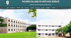 Desktop Screenshot of pioneercollege.net