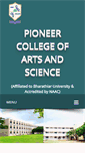 Mobile Screenshot of pioneercollege.net